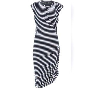 Veronica Beard striped jersey midi dress Size xs